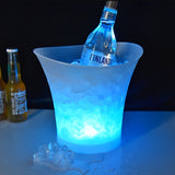 5L LED Verlichte IJsblokjesemmer – Perfect voor Champagne en Bier