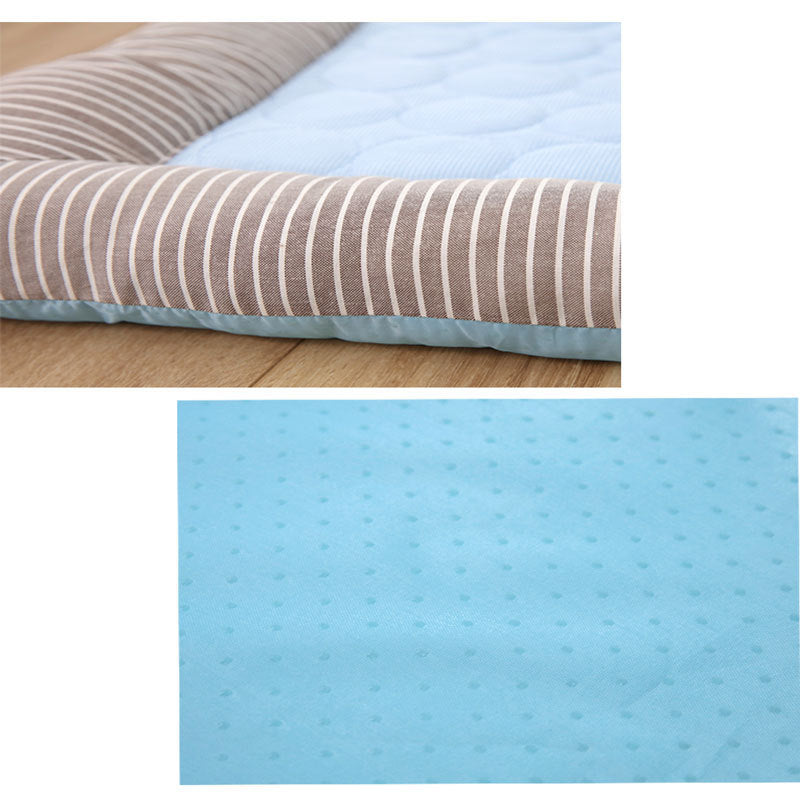 Verkoelende Huisdiermat voor Hond of Kat – Zomer Koelmat van Ice Silk in Blauw of Roze