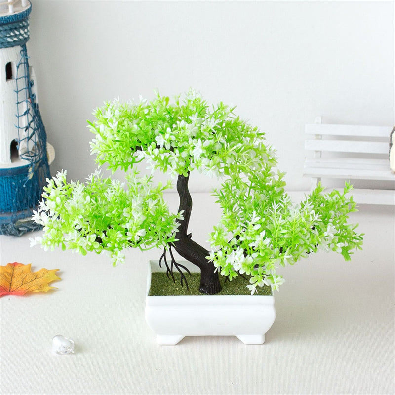 BlossomBonsai Kunstboom – Realistische Mini Bonsai met Roze Bloesem