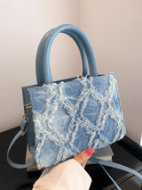 PU Diamant Raster Avondtas | Crossbodytas | Kleine vierkante tas voor dagelijks of feestelijk gebruik