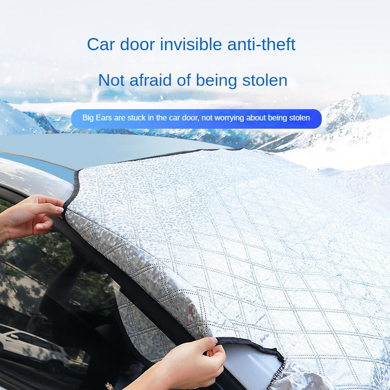 Universele Auto Voorruit Cover – Bescherming tegen Zon en Sneeuw