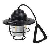 Vintage LED Campinglantaarn - Oplaadbaar en Duurzaam voor Buitenavonturen