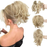 ð¥°Synthetische Kralle Clip In Paardenstaart Haarextensions DIY Haarstuk Haar Bunð