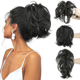 ð¥°Synthetische Kralle Clip In Paardenstaart Haarextensions DIY Haarstuk Haar Bunð