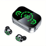 Soniq - UltraBass Draadloze Oordopjes – Sportieve In-Ear Koptelefoon met Oplaadcase