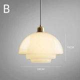Hanglamp van Melkglas
