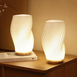 WaveLuxe - Elegante USB lamp met dubbele lichtschermen