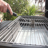 Y-Vormige BBQ Borstel met Lange Handgreep – RVS Reinigingsborstel voor Grondige Grillreiniging