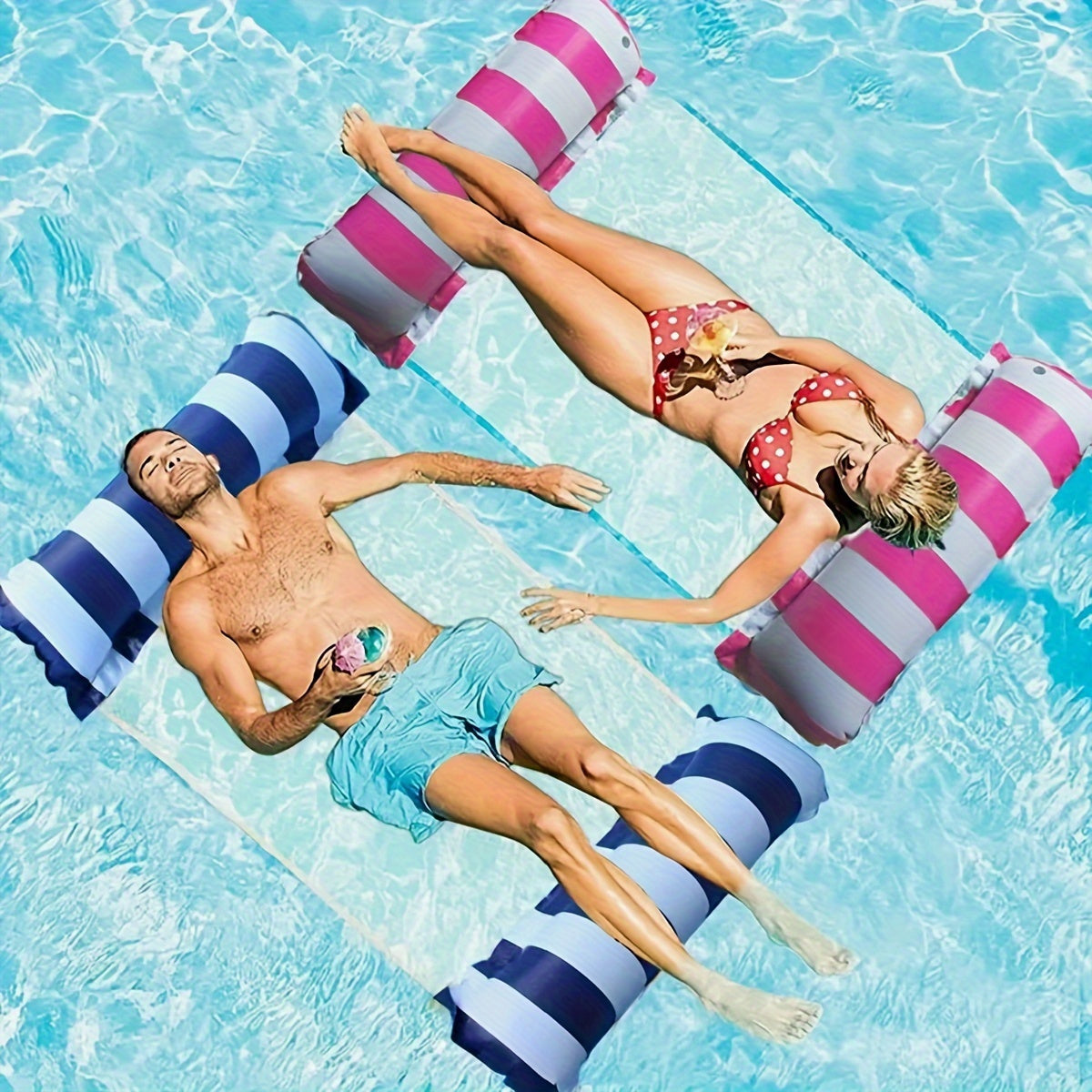 RelaxStrip Opblaasbaar Zwemvlot – Comfortabel en Duurzaam voor Waterplezier