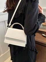 Mini Vierkante Flip Handtas | Crossbodytas | Casual tas met effen kleur voor dames