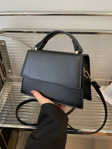 Mini Vierkante Flip Handtas | Crossbodytas | Casual tas met effen kleur voor dames