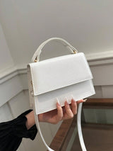 Mini Vierkante Flip Handtas | Crossbodytas | Casual tas met effen kleur voor dames