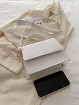 Mini Vierkante Flip Handtas | Crossbodytas | Casual tas met effen kleur voor dames