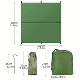 Campingluifel 3x3 Meter - Waterdicht en Windbestendig