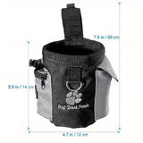 Honden Traktatie Pouch met Vuilniszak Dispenser – Ideaal voor Training en Wandelen
