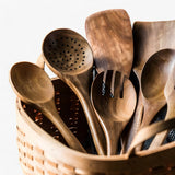WoodenServe - Hittebestendige houten kookset voor moeiteloos koken