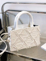 PU Diamant Raster Avondtas | Crossbodytas | Kleine vierkante tas voor dagelijks of feestelijk gebruik