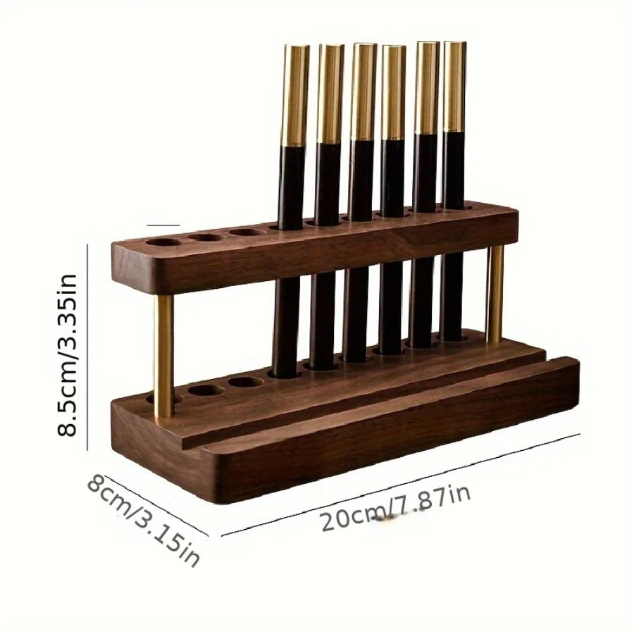 WalnutCraft Bureau Organizer – Elegant en Functioneel in Eén