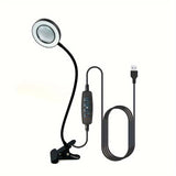 LED Vergrootglas Lamp met Klem – Perfect voor Handen-vrij Werk en Precisie
