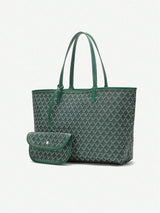 Casual Schouder Handtas Dames PVC | Tote Bag | Lichtgewicht grote tas voor studenten
