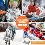 ThermoShield Nooddeken - Compact en waterdicht, voor optimale warmtebehoud