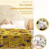 Minions Fleece Deken - Zachte & Warme Flanel Deken voor Kinderen