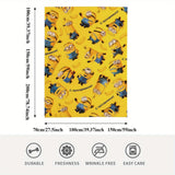 Minions Fleece Deken - Zachte & Warme Flanel Deken voor Kinderen