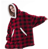 SNUGGOVA – Fleece Hoodie-Deken voor ultiem comfort