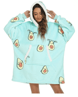 SNUGGOVA – Fleece Hoodie-Deken voor ultiem comfort