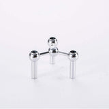 Creatieve driepoot kaarsenhouder, decoratief metalen legering ornament voor hotels, feesten, diners en westerse restaurants
