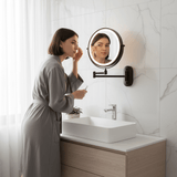 MAGNIFILUX – LED-vergrotingsspiegel met instelbare verlichting en oplaadbare accu
