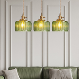 Kristallen hanglamp met verstelbare hoogte in vintage stijl