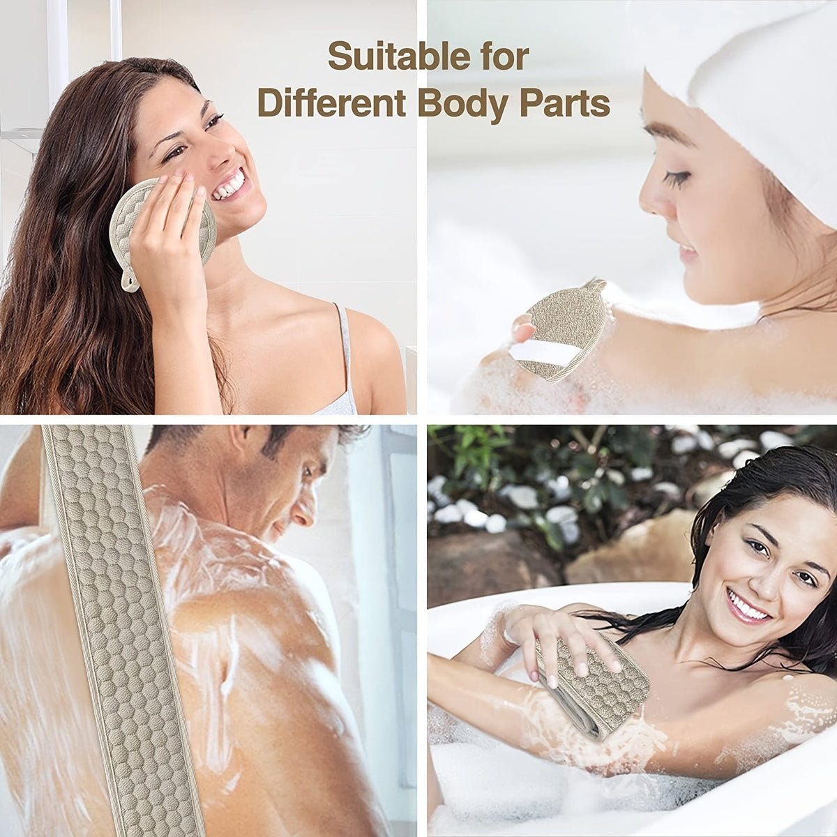 Comfortabele Diep Reinigende Rugscrubber – Praktisch en Verkwikkend