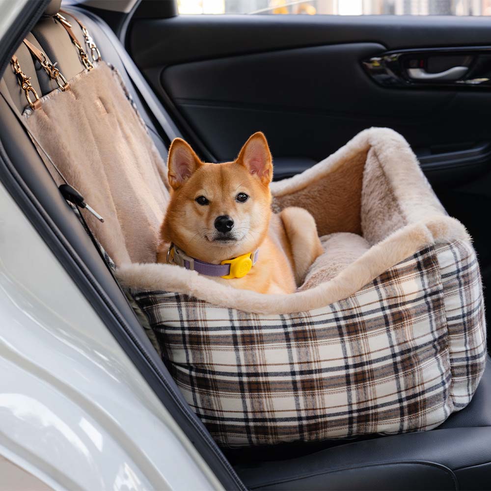 Pluche-autostoel voor huisdieren – RideSafe CozySeat