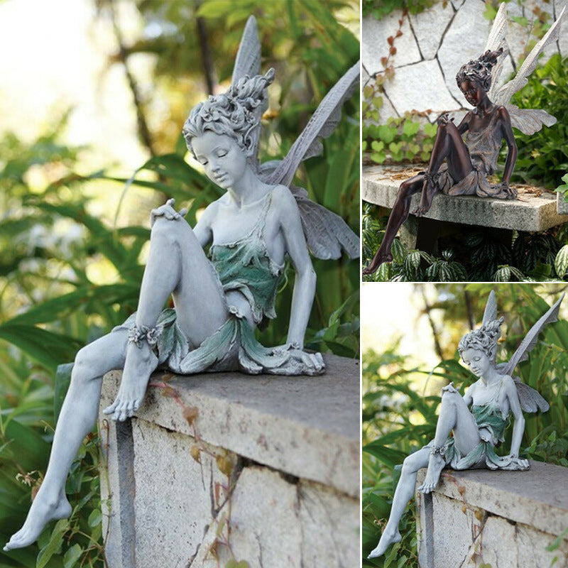 Sandsberg Zittende Fee Tuinbeeld