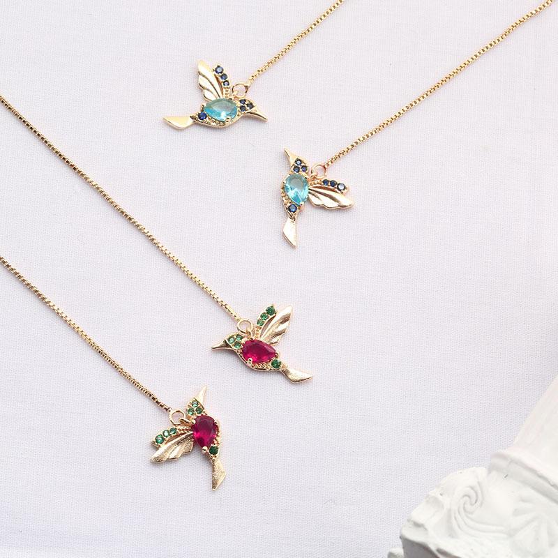 Sandsberg elegante Kolibri Strass Oorringen