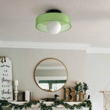 Moderne Ronde Glazen Plafondlamp – Elegante & Minimalistische Ontwerp