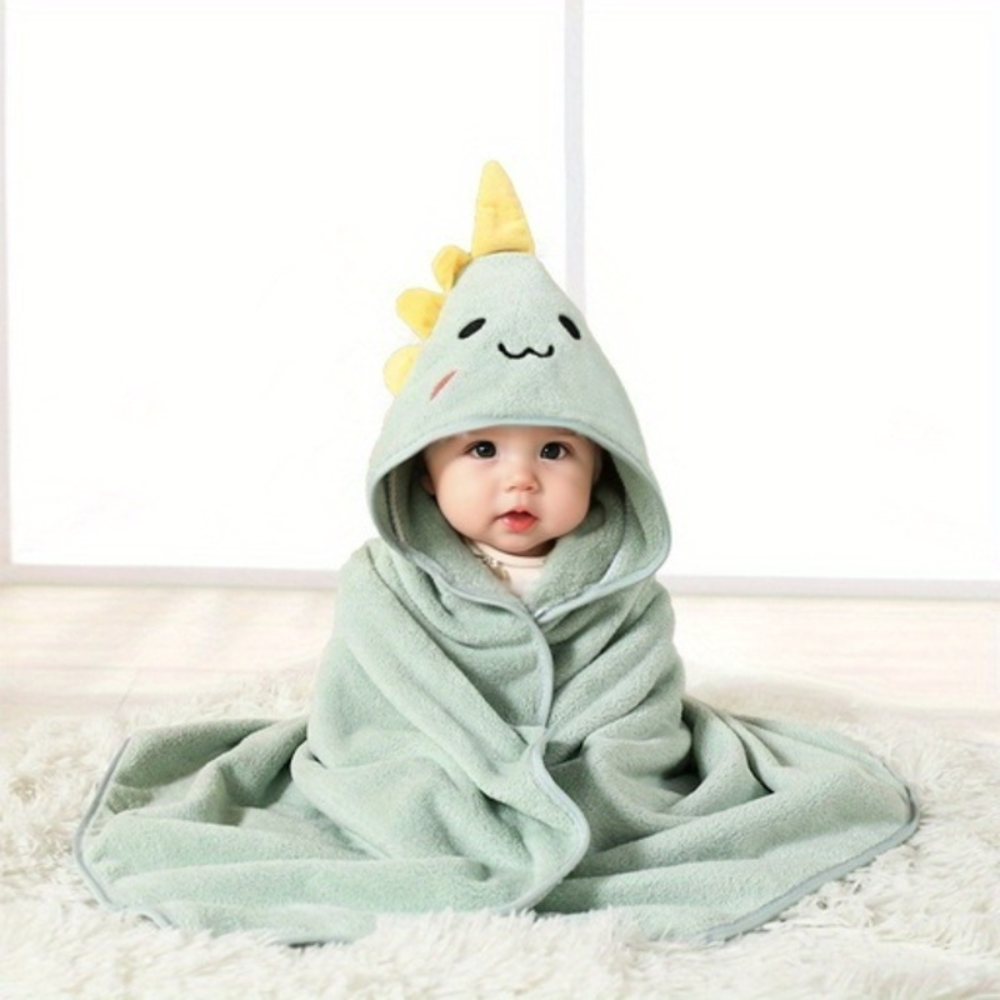 Zacht en knuffelig badhanddoek met capuchon – Droogt snel & houdt warm