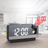 Modern Alarm Clock Projector | Multifunctionele Wekker Klok met Projectie