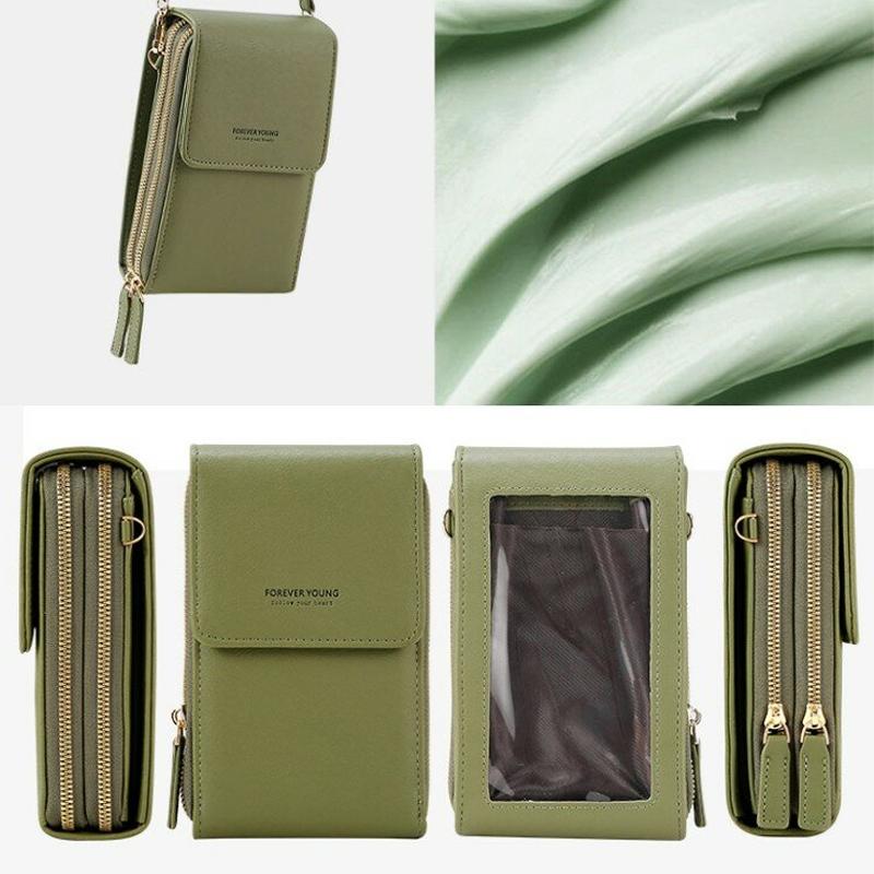 Touchscreen Telefoontas met Portemonnee‑functie – Compacte Crossbody voor Dagelijks Gebruik