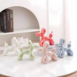 Keramiek Hondenbeeld | Ballonhond Design | Decoratief Kunstwerk | Speelse Eyecatcher | Hoogwaardig Materiaal | Woonkamer Slaapkamer Kantoor | Unieke Moderne Interieurdecoratie | Perfect Cadeau | Diverse Kleuren