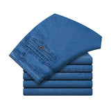 Rechtaf gesneden herenjeans met hoge taille