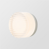 Moderne Ronde LED Wandlamp – Strakke Frosted Glas Ontwerp voor Zachte Sfeer