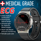 Sandsberg CFDA EKG Bloedzuurstof Hartslag Gezondheidsmonitoring Smart Watch
