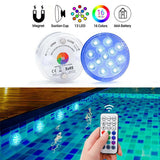 Waterdichte LED-lamp met magnetische zuignap en afstandsbediening