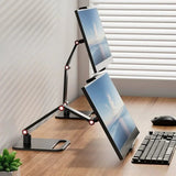 Universele Monitor Bureau Stand - Verstelbare 12–17.3in VESA Bevestiging Vouwbare Schermhouder