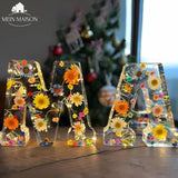 FloraLetter - Bloemenlampenletters van hars
