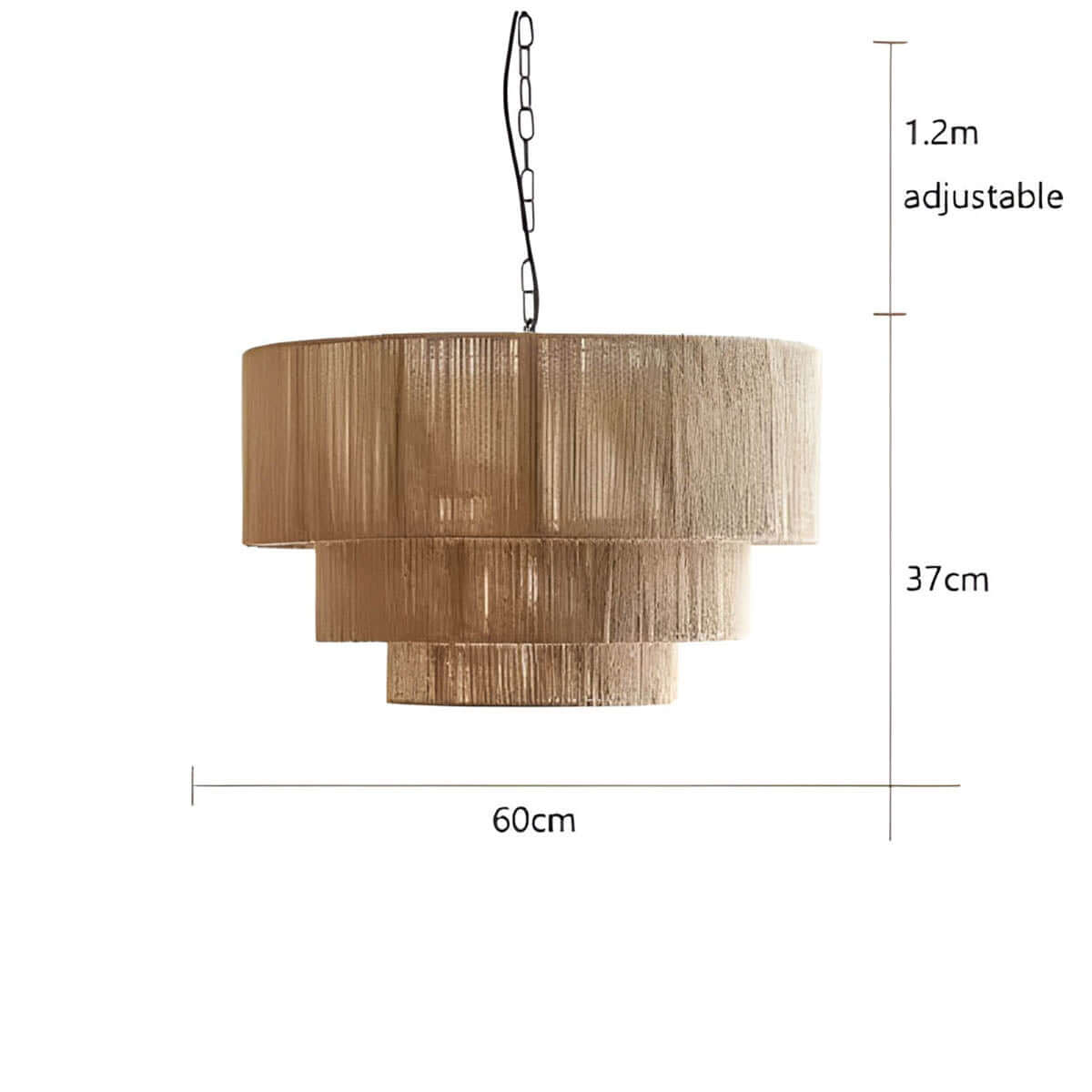 Hanglamp Touw & Metaal - Industrieel Design
