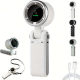 Compact Turbo Handheld Ventilator – 3-in-1 USB Oplaadbaar met 5 Snelheden
