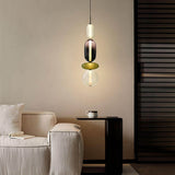 Moderne Hanglamp met Gekleurd Glas